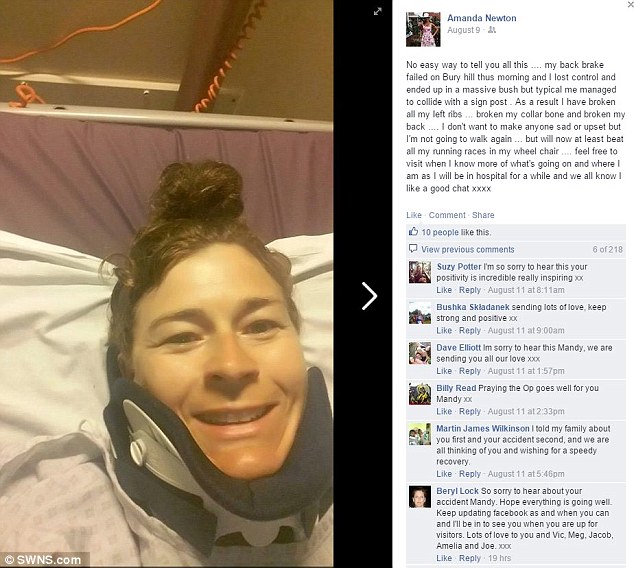 Amanda's Facebook Post