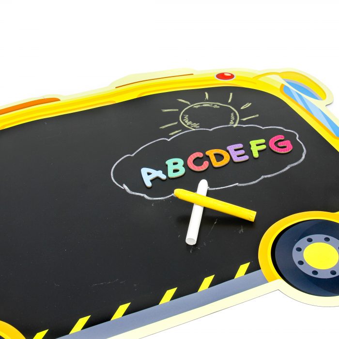 Professor Gauss™ School Bus Educational Magnetic Chalkboard Kit