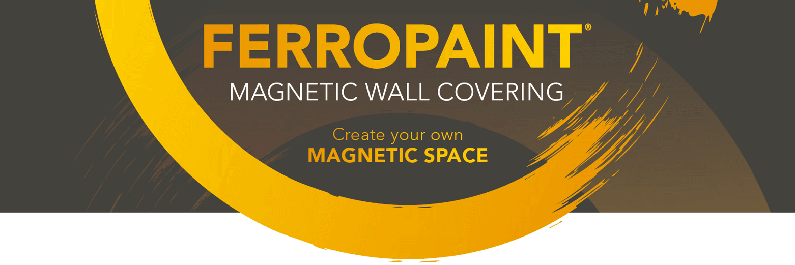 FerroPaint magnetic paint wall covering