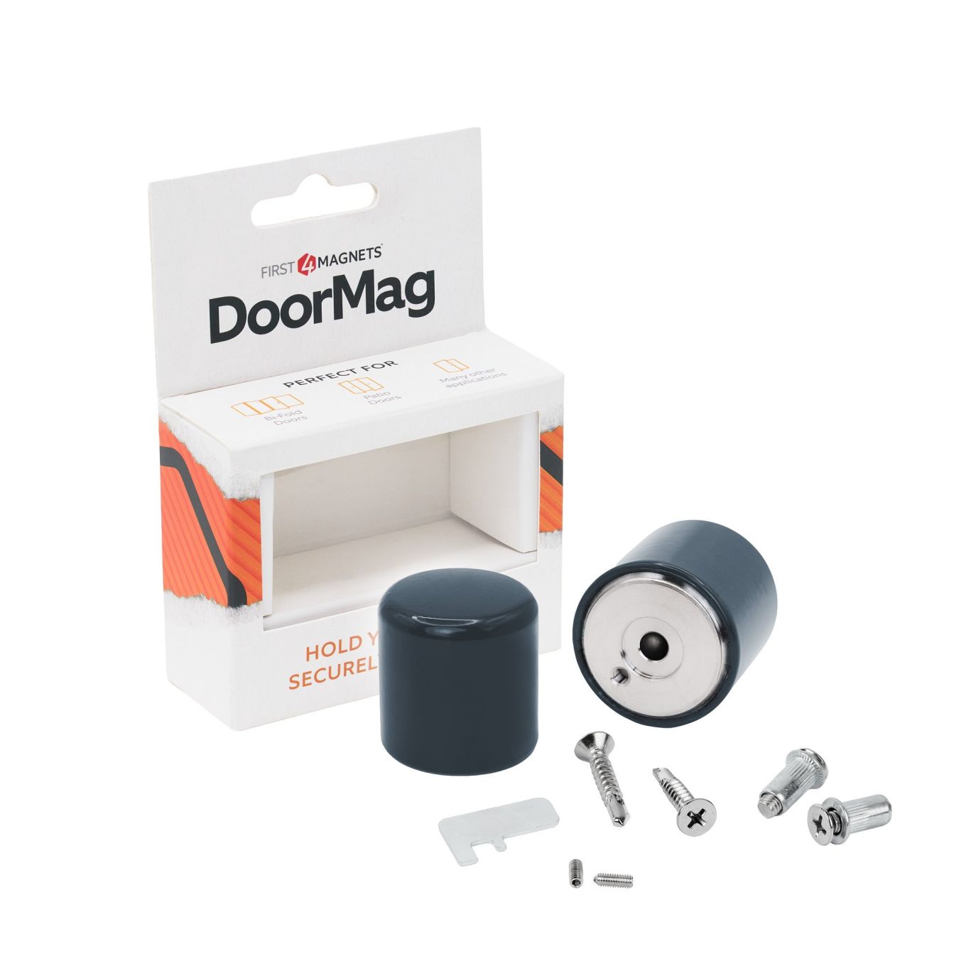 DoorMag Magnet-Schnäpper und Halter für Falttüren