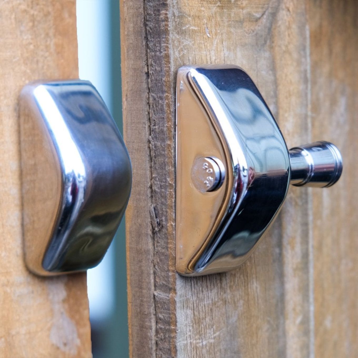 60 x 70 x 25mm Stainless Steel Magnetic Gate Latch - Brushed Stainless