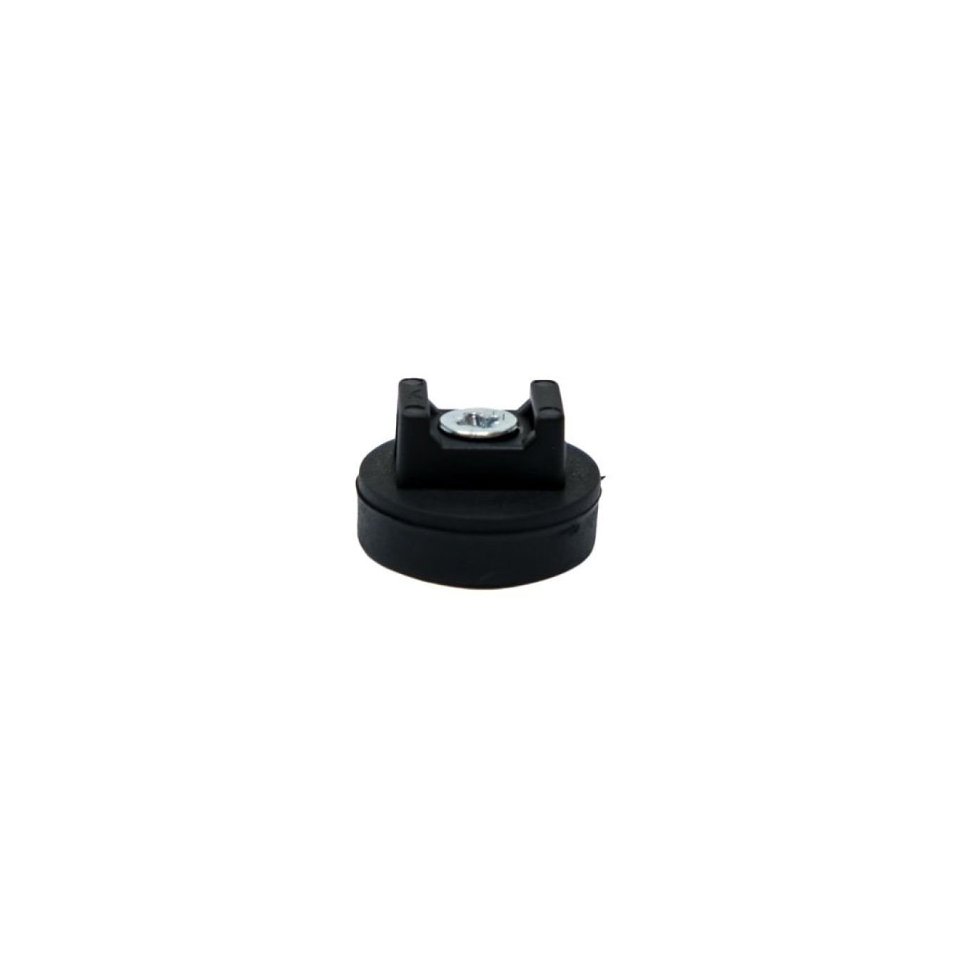 22mm Durchmesser X 6mm Hohes Gummi Kabel Kabel Haltungsmagnet Mit 4mm Lochkabelkabelclip - 4,3kg Zug