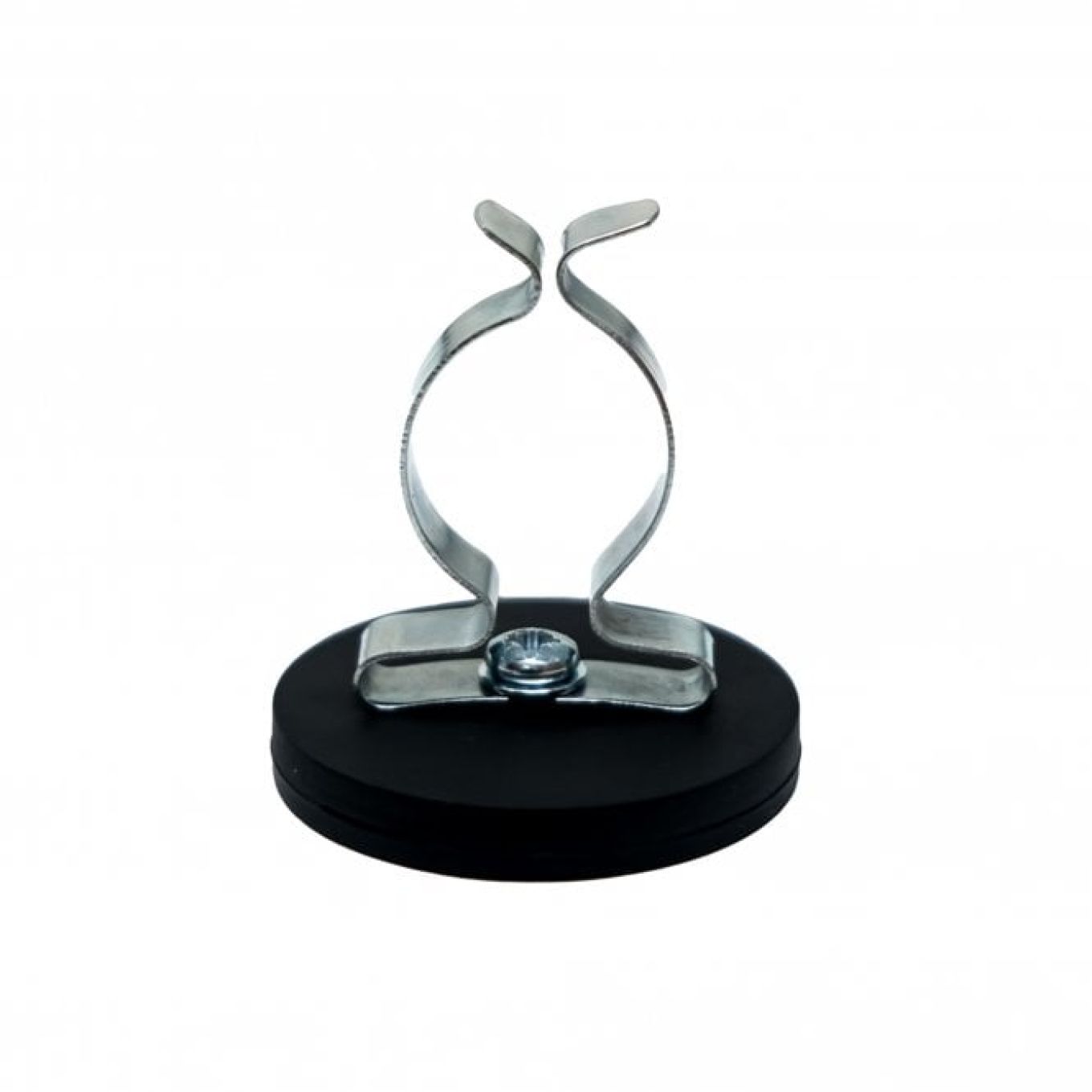 43mm Durchmesser X 6mm Hohes Gummi Kabel Kabel Haltungsmagnet Mit 25,4mm Terry Federclip - (8kg Zug