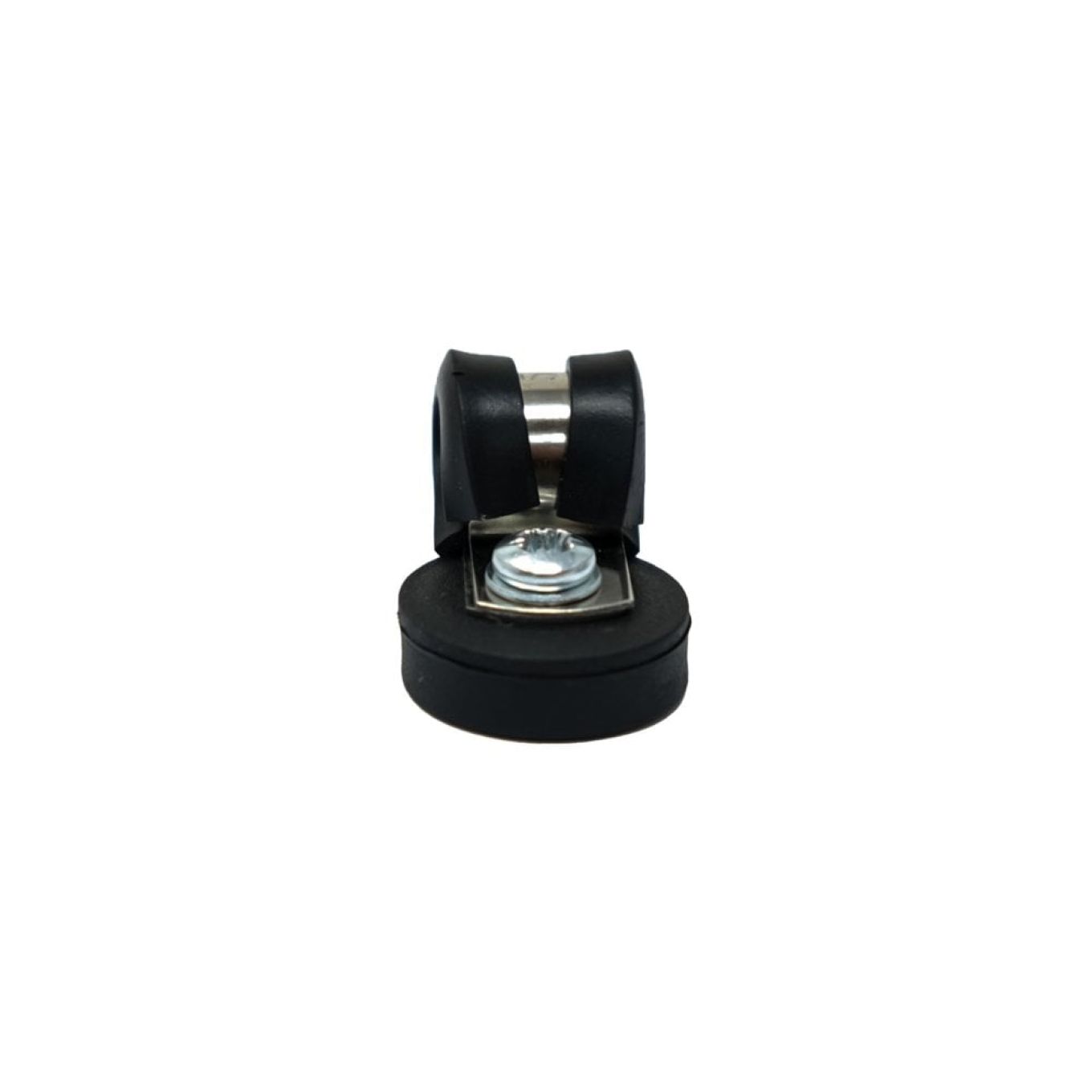 22mm Durchmesser X 6mm Hohes Gummi Kabel Kabel Haltungsmagnet Mit 8mm Gummiklemme - 4,3kg Zug