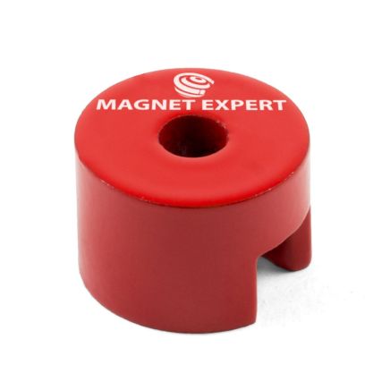 19,1mm Durchmesser x 12,7mm dicker Alnico-Knopfmagnet mit zentralem Loch mit 4,8mm Durchmesser – 1,9kg Zugkraft