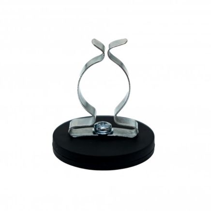43mm Durchmesser X 6mm Hohes Gummi Kabel Kabel Haltungsmagnet Mit 25,4mm Terry Federclip - (8kg Zug