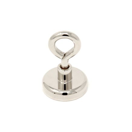 32mm Neodym--Spannmagnet mit M6-Ãse - Maschinenraub - 37,2kg Zugkraft