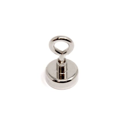 20mm Neodym--Klemmmagnet mit M4-Ãse - Maschinenraub - 13.6kg Zugkraft