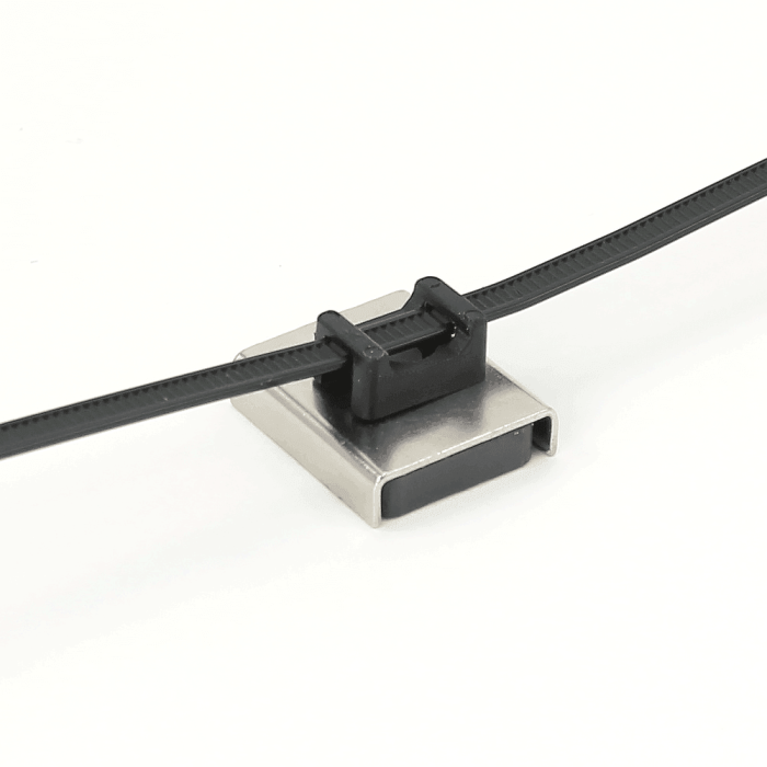 Magnetische Kabelbinder-Halterung Aus Edelstahl – 6,1 Kg Zugkraft, 26x23x6,3 Mm