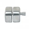60 x 70 x 25mm Stainless Steel Magnetic Gate Latch - Brushed Stainless