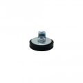 31mm Durchmesser X 6mm Hoher Gummi Magnet Mit 26mm Bildhaken - 5,7kg Zug