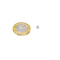 2mm Durchmesser x 2mm dicker Samarium-Kobalt-Magnet – 0,11kg Zugkraft
