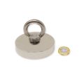 75mm Durchmesser x 15mm N42 Neodym-Topfmagnet mit M10-Ringschraube – 200kg Zugkraft