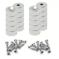 10mm Durchmesser x 5mm Dicke Nord- und Süd-Neodym-Senkmagnete und Schraubenpaket