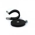 43mm Durchmesser X 6mm Hohes Gummi Kabel Kabelhaltemagnet Mit 22mm Gummiklemme - 8kg Zug