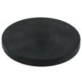 88mm Durchmesser x 8mm dick, gummibeschichteter POS-Magnet mit M8 x 15mm Außengewinde