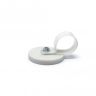 43mm Durchmesser X 6mm Hohes Gummi Kabel Kabelhaltermagnet Mit 25,4mm Kabelclip - 8kg Zug