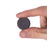 25mm Durchmesser X 3mm Dicke, Y10-Ferritmagnet mit selbstklebendem Schaumstoff - 0,69kg Zugkraft