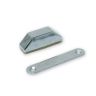 43 x 13,5 x 13mm vernickelter Magnetverschluss