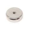 60mm Durchmesser x 15mm dicker N42-Neodym-Topfmagnet mit M8-Innengewinde – 139kg Zugkraft