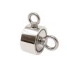 75mm Durchmesser x 25mm N42 Neodym-Topfmagnet mit 2 x M10 Ringschrauben – 200kg Zugkraft