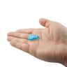 Blauer und rosafarbener Magnet in Form von Babyfüßen (22mm Durchmesser x 4mm Höhe) (unbeschriftete Packung)