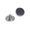 32mm Durchmesser x 7mm dicker Ferrit-Topf-Magnet mit M4-Innengewinde - 4kg Zugkraft
