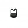 19mm Durchmesser x 4,4mm Hoher Multi Kabel-Halte Magnet mit 15mm Kabelclip - 5,6kg Zug