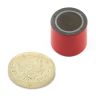 17,5mm Durchmesser x 16mm dicker Alnico 5 Deep Pot Magnet mit M6-Gewindeloch – 2,5kg Zugkraft