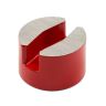 25,4mm Durchmesser x 15,9mm dicker Alnico-Knopfmagnet mit zentralem Loch mit 4,8mm Durchmesser – 3,4kg Zugkraft