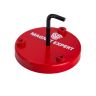 100mm Durchmesser x 15mm dicker Ferrit-Napftopfmagnet mit M6-Gewindeloch – 55kg Zugkraft