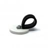 43mm Durchmesser X 6mm Hohes Gummi Kabel Kabelhaltemagnet Mit 22mm Gummiklemme - 8kg Zug