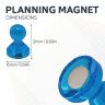Mittlerer Acryl-Push und Pin-Magnet
