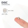 5mm Durchmesser x 4mm dicker N42-Neodym-Magnet – 0,86kg Zugkraft