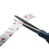 FerroFlex® 25mm breiter Eisenstreifen – 3M™ Selbstklebend und Glänzend Weiß
