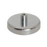 50mm Durchmesser X 10mm dicker Ferrit-Topf-Magnet mit M5-Innengewinde - 22.5kg Zugkraft