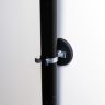 43mm Durchmesser X 6mm Hohes Gummi Kabel Kabel Haltungsmagnet Mit 19mm Terry Federclip - 8kg Zug
