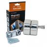 60 x 70 x 25mm Stainless Steel Magnetic Gate Latch - Brushed Stainless
