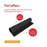 FerroFlex® 25mm breiter Eisenstreifen – 3M™ Selbstklebend und Glänzend Weiß