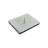 127 x 102 x 12mm dickes, gummibeschichtetes MAG-Pad - 7kg Zugkraft