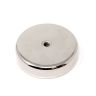 75mm Durchmesser x 18mm dicker N42-Neodym-Topfmagnet mit M10-Innengewinde – 200kg Zugkraft