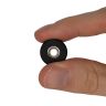 16,6mm Durchmesser x 5,1mm Dicke x 4,2mm mit gummibeschichtetem N42-Neodym-Magnet – 1,9kg Zugkraft (Nord/Süd)