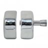 60 x 70 x 25mm Stainless Steel Magnetic Gate Latch - Brushed Stainless