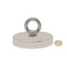 116mm Durchmesser x 20mm N42 Neodym-Topfmagnet mit M12-Ringschraube + 10 Meter Seil – 400kg Zugkraft