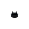 22mm Durchmesser X 6mm Hohes Gummi Kabel Kabel Haltungsmagnet Mit 4mm Lochkabelkabelclip - 4,3kg Zug