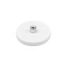 43mm Durchmesser x 6mm Höhe, gummierter POS-Magnet mit M6-Bossengewinde (6mm hoch x 12mm tief) – 8kg Zugkraft