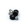 18mm Durchmesser X 6mm Hohes Gummi Kabel Kabelhaltermagnet Mit 6mm Gummiklammer - 1,6kg Zug
