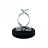 43mm Durchmesser X 6mm Hohes Gummi Kabel Kabel Haltungsmagnet Mit 25,4mm Terry Federclip - (8kg Zug