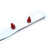 FerroFlex® 25mm breiter Eisenstreifen – 3M™ Selbstklebend und Glänzend Weiß