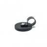 22mm Durchmesser x 6mm Hoher Gummi Kabel -Haltemagnet mit 12,7mm Kabelclip - 4,3kg Zug (Pack Von 2)